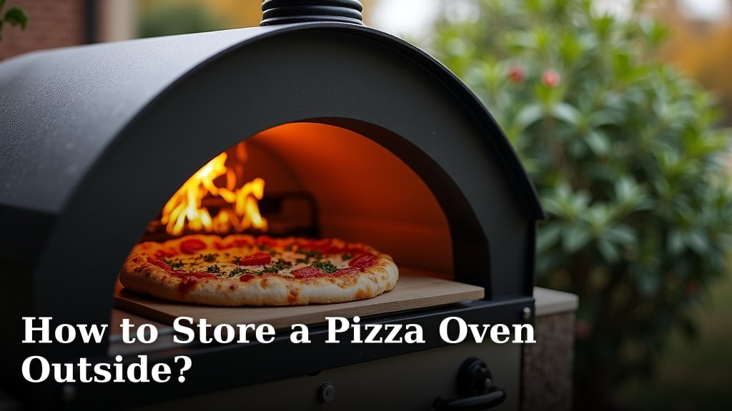 How to Store a Pizza Oven Outside?