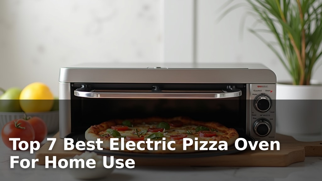 Top 7 Best Electric Pizza Oven For Home Use