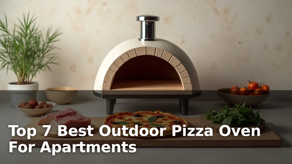 Top 7 Best Outdoor Pizza Oven For Apartments