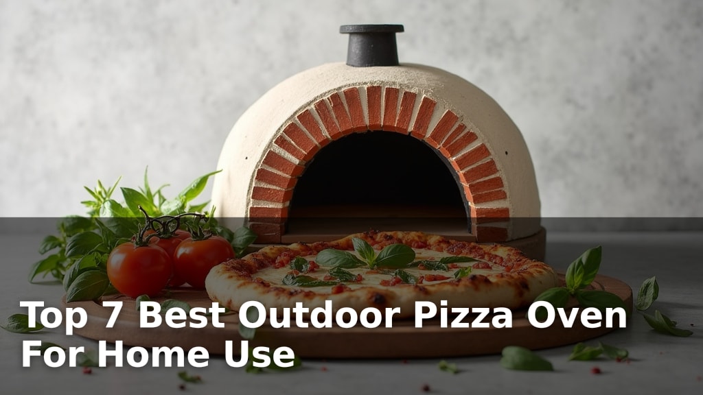 Top 7 Best Outdoor Pizza Oven For Home Use