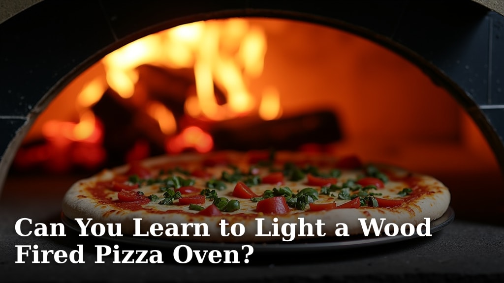 Can You Learn to Light a Wood Fired Pizza Oven?
