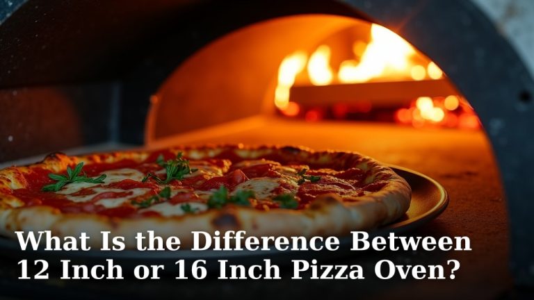What Is the Difference Between 12 Inch or 16 Inch Pizza Oven?