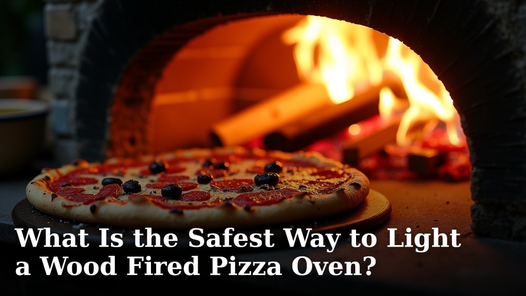 What Is the Safest Way to Light a Wood Fired Pizza Oven?