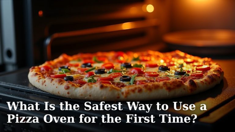 What Is the Safest Way to Use a Pizza Oven for the First Time?