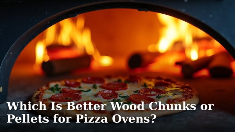 Which Is Better Wood Chunks or Pellets for Pizza Ovens?