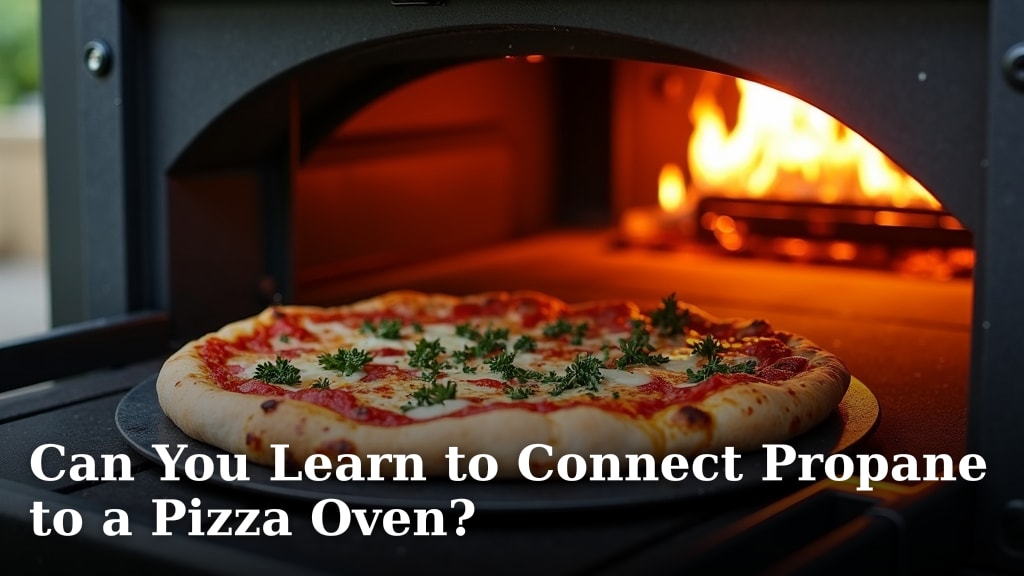 Can You Learn to Connect Propane to a Pizza Oven?