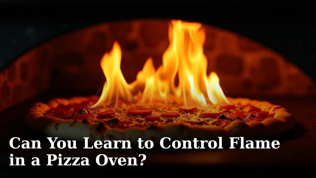 Can You Learn to Control Flame in a Pizza Oven?
