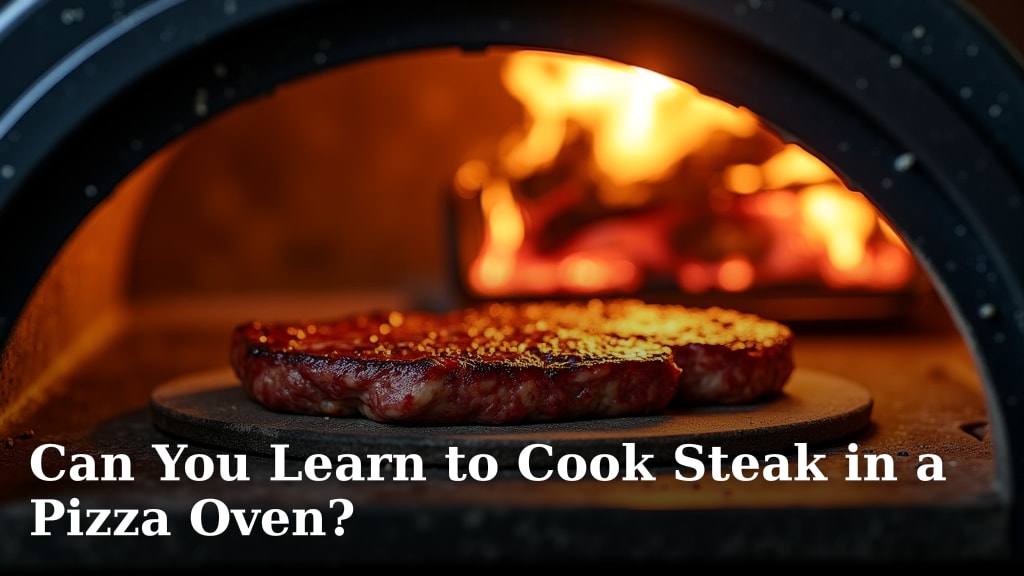 Can You Learn to Cook Steak in a Pizza Oven?