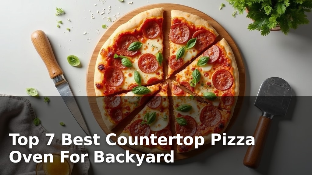 Top 7 Best Countertop Pizza Oven For Backyard
