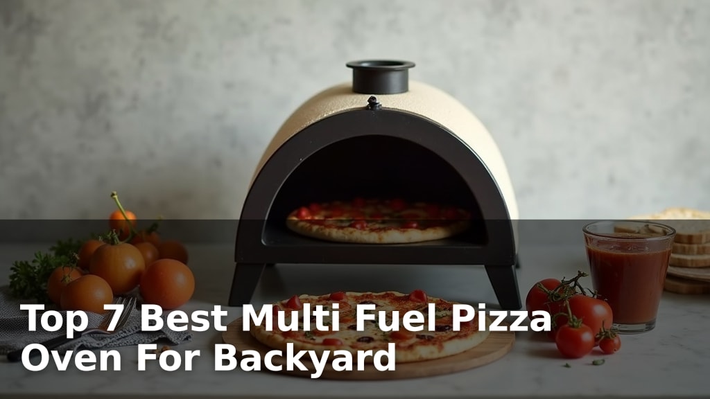 Top 7 Best Multi Fuel Pizza Oven For Backyard