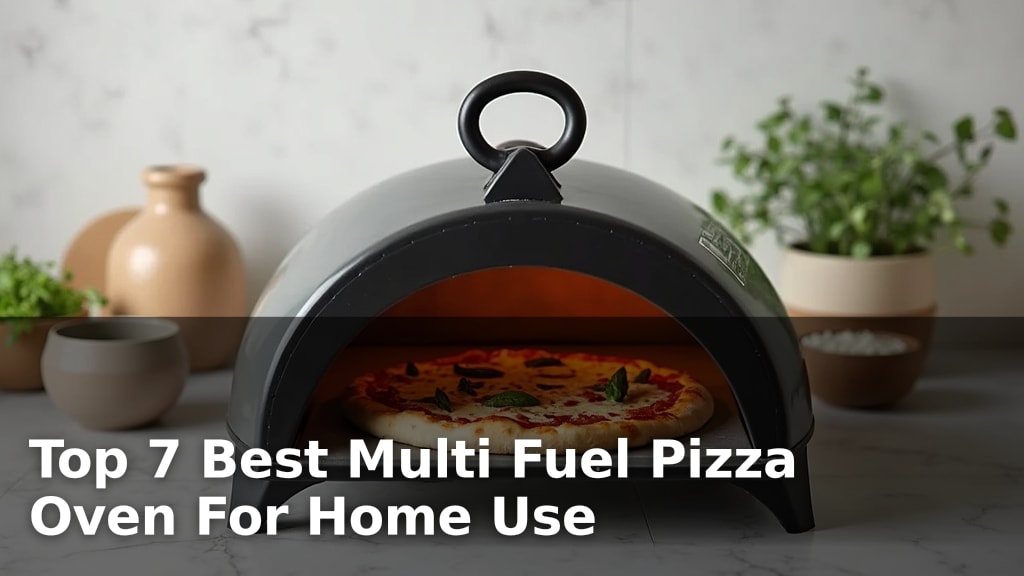 Top 7 Best Multi Fuel Pizza Oven For Home Use