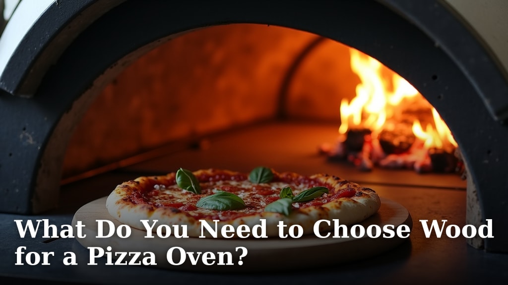 What Do You Need to Choose Wood for a Pizza Oven?