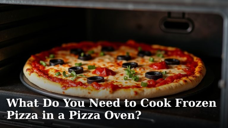 What Do You Need to Cook Frozen Pizza in a Pizza Oven?