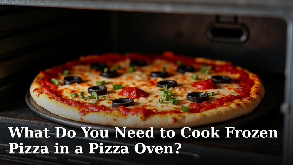 What Do You Need to Cook Frozen Pizza in a Pizza Oven?