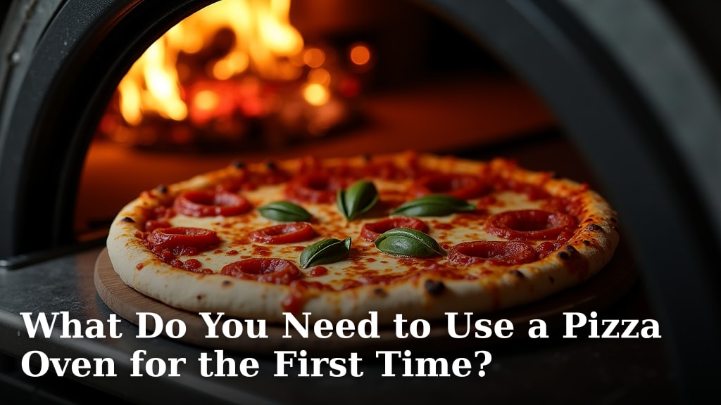 What Do You Need to Use a Pizza Oven for the First Time?