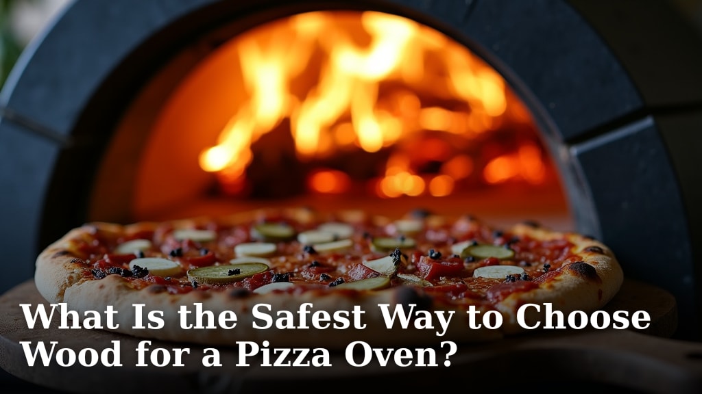 What Is the Safest Way to Choose Wood for a Pizza Oven?