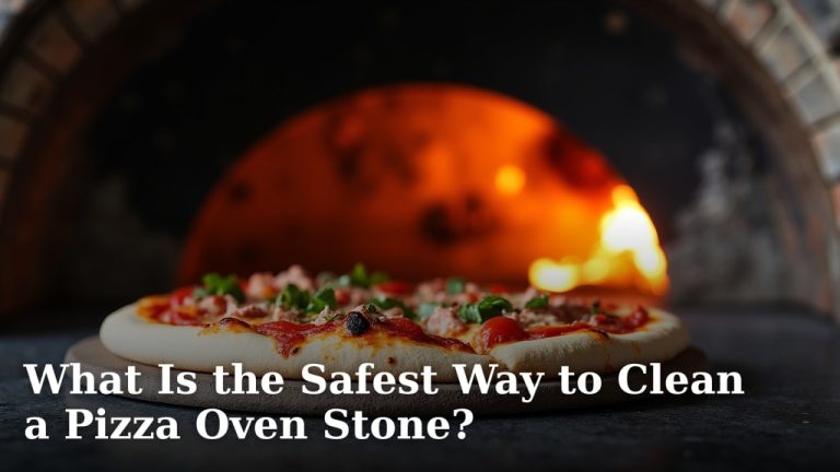 What Is the Safest Way to Clean a Pizza Oven Stone?