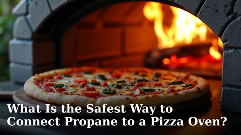 What Is the Safest Way to Connect Propane to a Pizza Oven?
