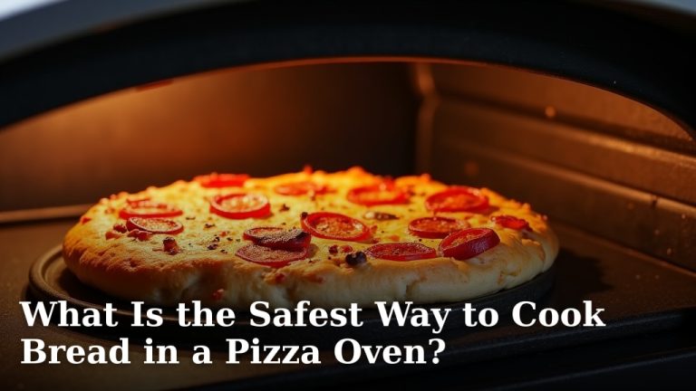 What Is the Safest Way to Cook Bread in a Pizza Oven?