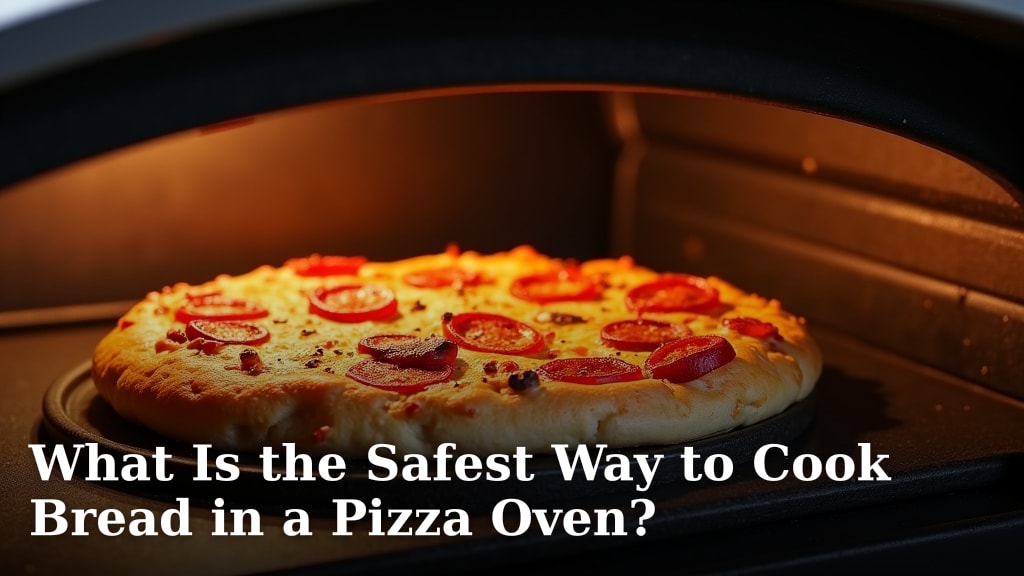 What Is the Safest Way to Cook Bread in a Pizza Oven?