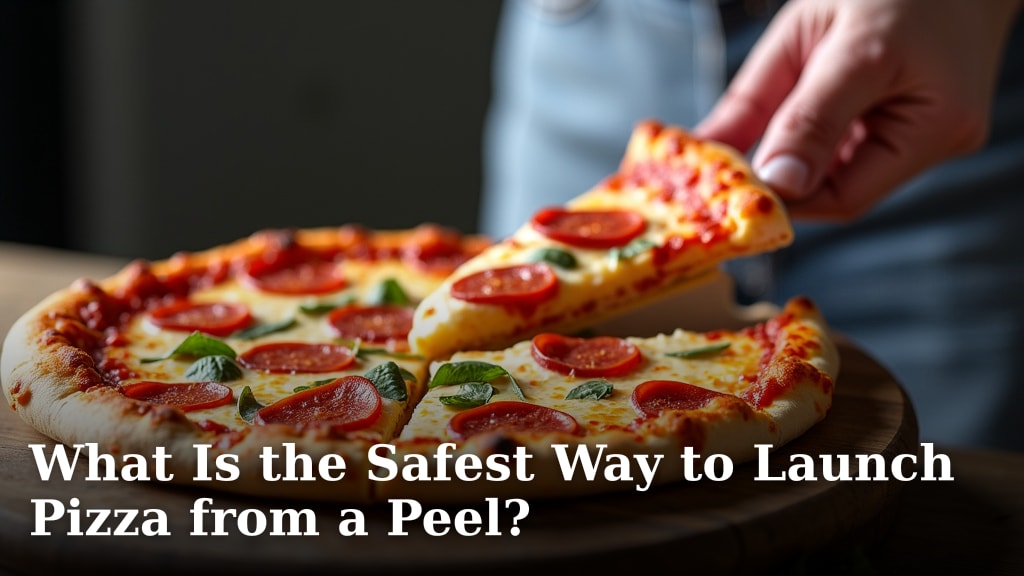 What Is the Safest Way to Launch Pizza from a Peel?