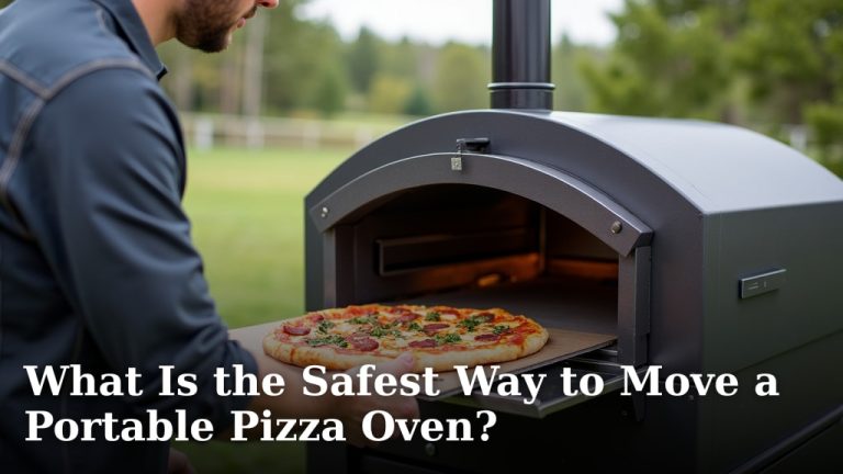 What Is the Safest Way to Move a Portable Pizza Oven?