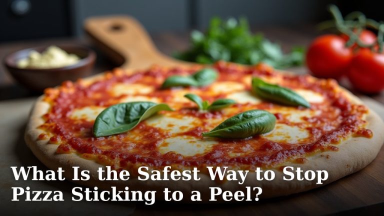 What Is the Safest Way to Stop Pizza Sticking to a Peel?