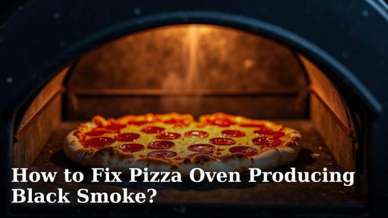 How to Fix Pizza Oven Producing Black Smoke?