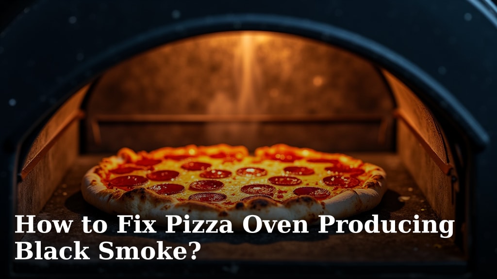 How to Fix Pizza Oven Producing Black Smoke?
