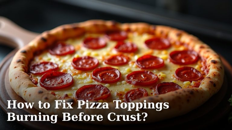 How to Fix Pizza Toppings Burning Before Crust?
