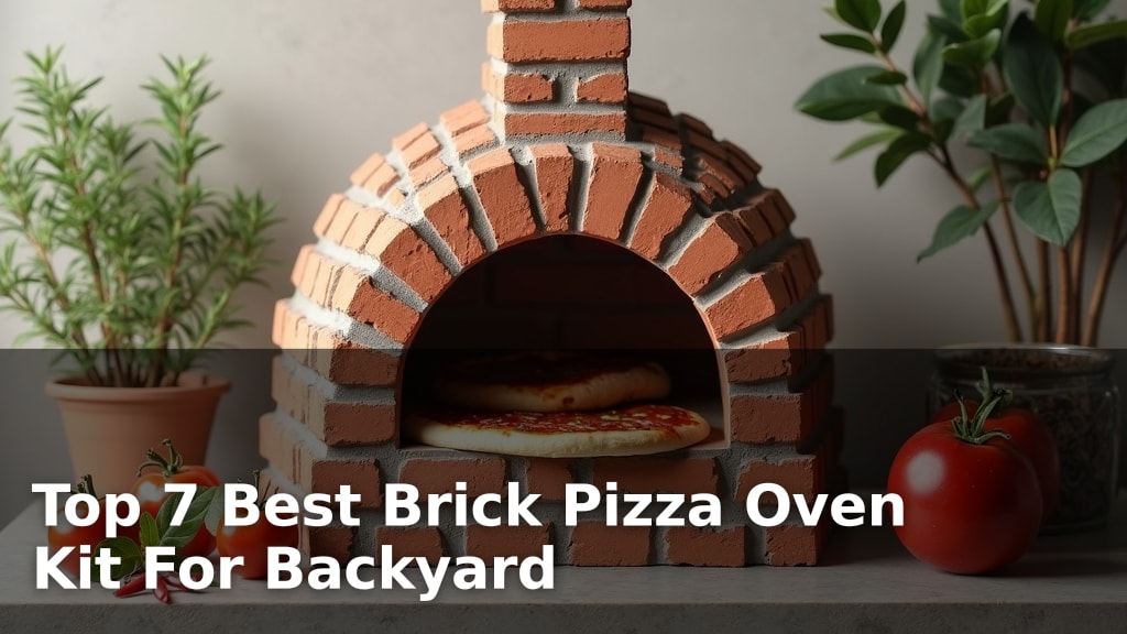 Top 7 Best Brick Pizza Oven Kit For Backyard