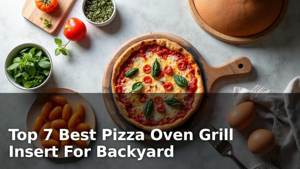 Top 7 Best Pizza Oven Grill Insert For Backyard