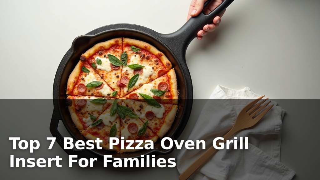 Top 7 Best Pizza Oven Grill Insert For Families