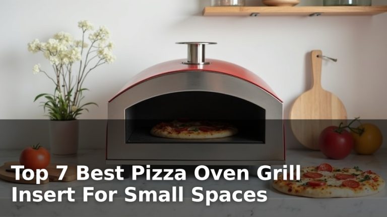 Top 7 Best Pizza Oven Grill Insert For Small Spaces