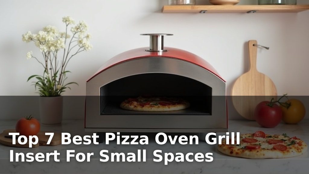 Top 7 Best Pizza Oven Grill Insert For Small Spaces