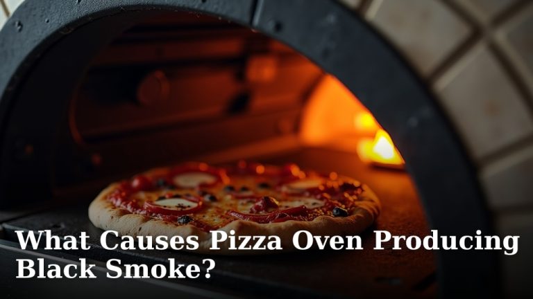 What Causes Pizza Oven Producing Black Smoke?