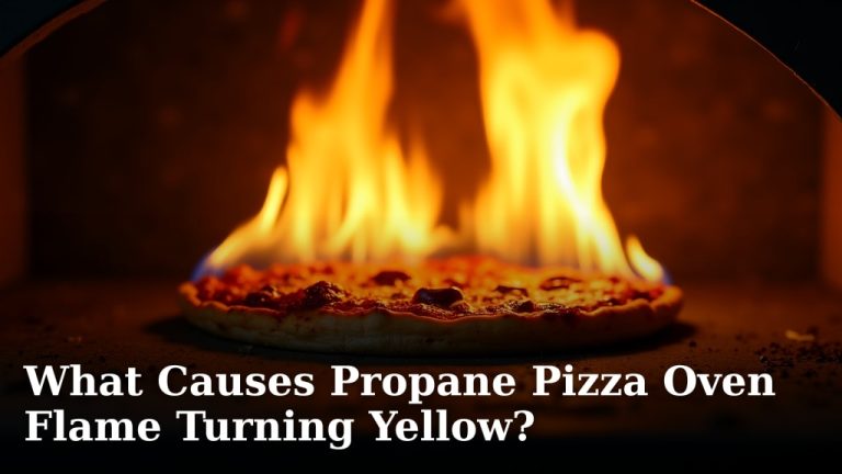 What Causes Propane Pizza Oven Flame Turning Yellow?