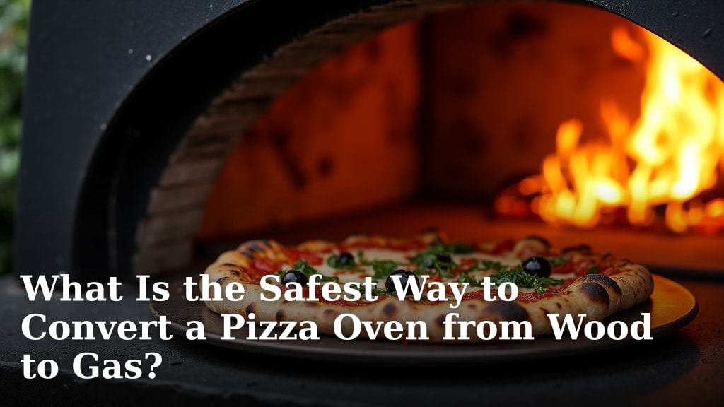 What Is the Safest Way to Convert a Pizza Oven from Wood to Gas?