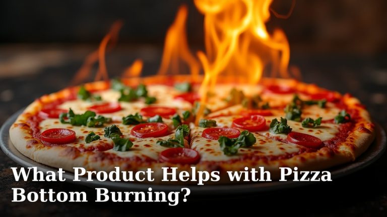 What Product Helps with Pizza Bottom Burning?