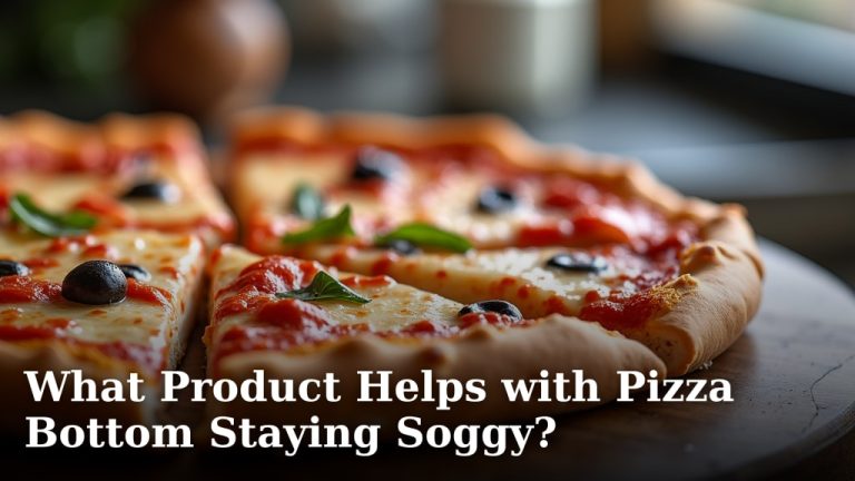 What Product Helps with Pizza Bottom Staying Soggy?