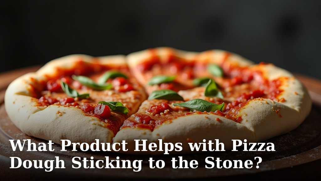 What Product Helps with Pizza Dough Sticking to the Stone?