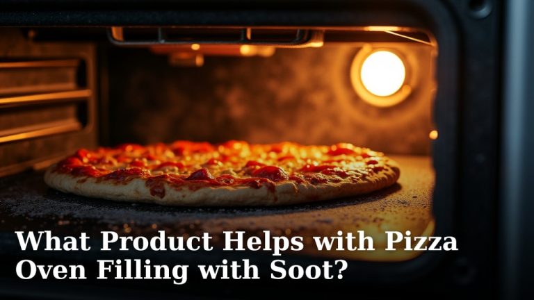 What Product Helps with Pizza Oven Filling with Soot?