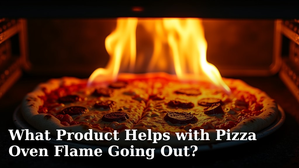 What Product Helps with Pizza Oven Flame Going Out?