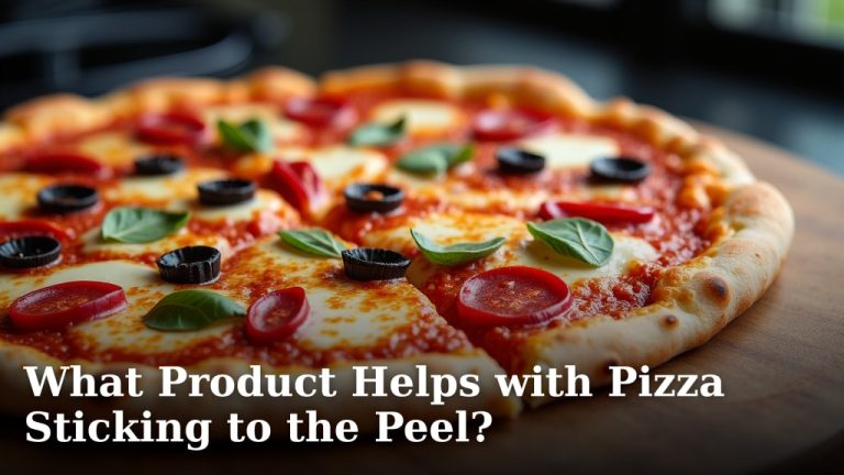 What Product Helps with Pizza Sticking to the Peel?