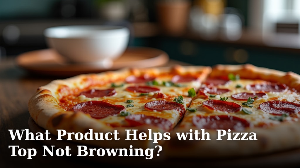 What Product Helps with Pizza Top Not Browning?