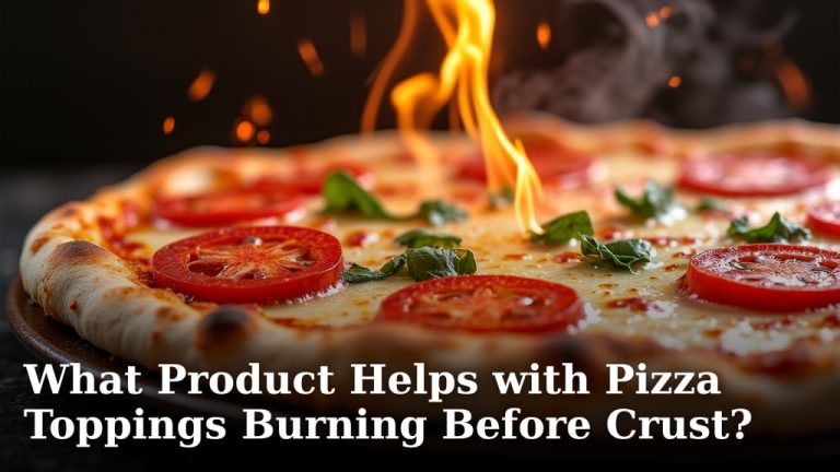 What Product Helps with Pizza Toppings Burning Before Crust?