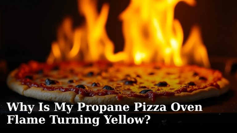 Why Is My Propane Pizza Oven Flame Turning Yellow?